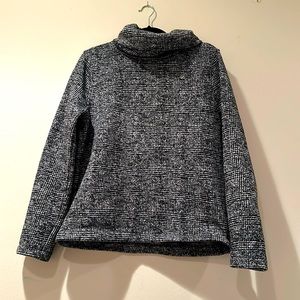 J crew factory sweatshirt material dressy turtleneck.